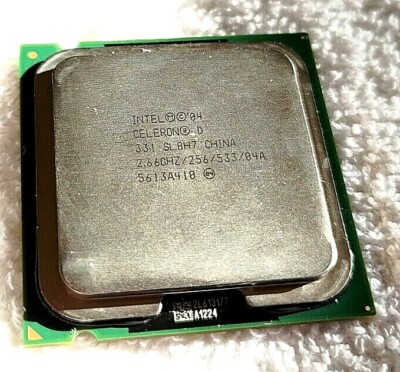 Intel Celeron D 331 2,66 GHz PLGA775 533 MHz B 90nm 84W 256KB C Prozessor #0070