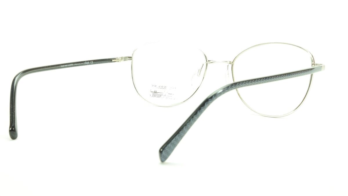 Silhouette Eyeglasses 00 Titanium Blue Austria Made 52-17-125 | eBay