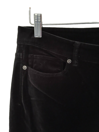 J. Jill Size 8 Black Velour Pants - Picture 4 of 10