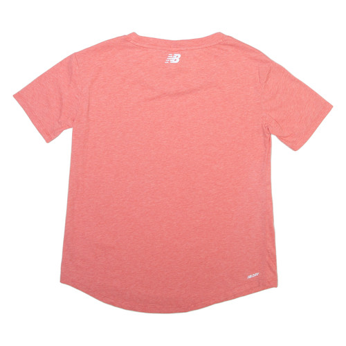 NEW BALANCE Womens T-Shirt Pink S - Picture 3 of 6