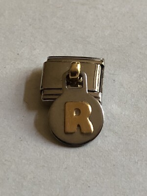 Nomination Original Classic, Hänger  R , Edelstahl-750/000 Gold