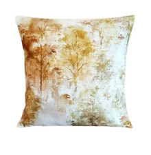 Woodland Trees Auburn Beige Cushion Cover 10" 12" 14" 16" 17" 18" 20" 22" 24"