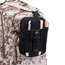 Utility Tactical Molle Pouch EDC Multi-purpose Belt Waist Pack Bag Phone Pocket