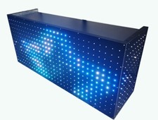 LED DJ Booth Programable. Foldable Multicolors LED.