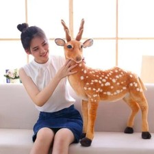 New cute simulation plum deer doll giraffe doll plush toy gift 50cm