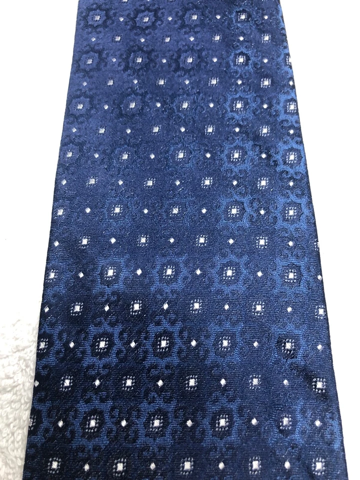 PAUL DIONE CORBATA HOMBRE AZUL MARINO CON AZUL Y BLANCO 3,75 X 61 Foto 3 de 4