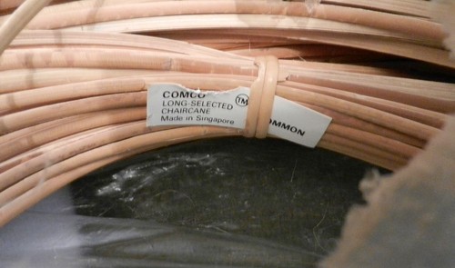 Neu aus altem Lagerbestand Paket 1/8 Zoll (3,175 mm) Stuhl Rohr naturfarben - Bild 3 von 3