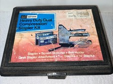 Vintage Sears Craftsman Heavy Duty Dual Compression Stapler Kit 6843