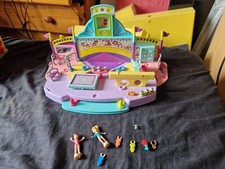 FLOOR EXERCISE GYM TURNFEST Polly Pocket Vintage set Bluebird Toys 1999