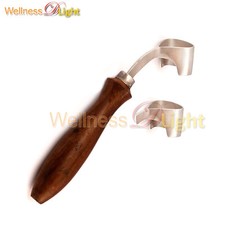 Swiss Hoof Knife Oval-Shaped Loop Farrier Horse Trimming Veterinary Sharp Blade