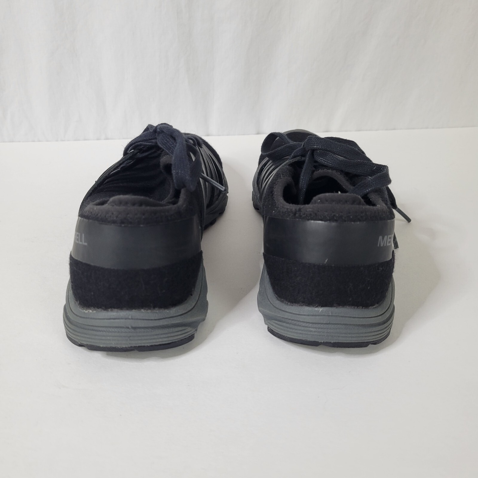 SAOLA Sneaker Merrell nera con tomaia in lana rivettata suola in gomma taglia 7 5