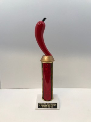 Chili Salsa Cook-Off Award Trophy 13'' Free Custom Engraving Ships 2-3 Priority M