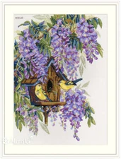 Merejka Counted Cross Stitch Kit Wisteria K-137