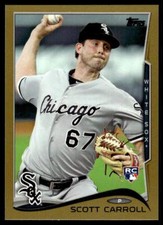 2014 Topps Update #US-232 Scott Carroll Gold 0967/2014 Chicago White Sox