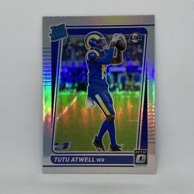 Tutu Atwell Silver Prizm Rated Rookie 2021 Donruss Optic Football #220