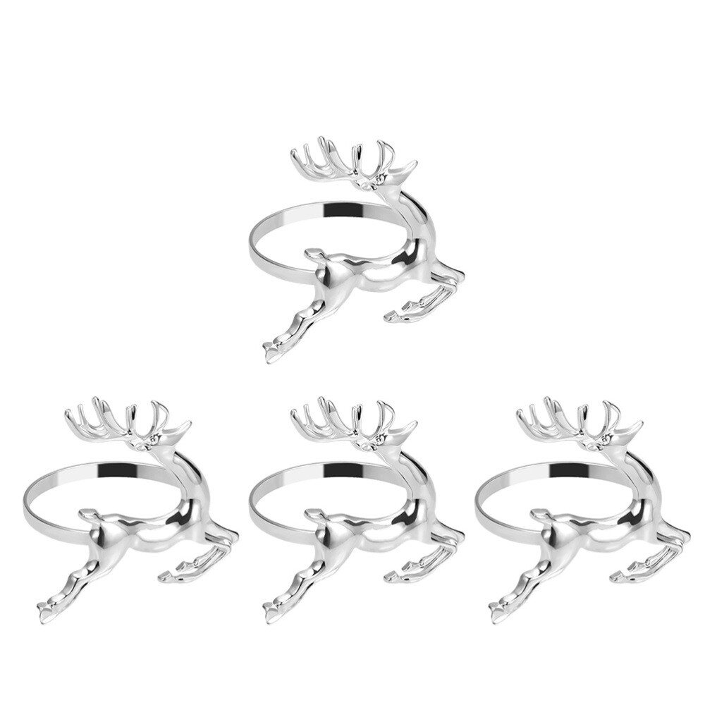 4 Pcs Animal Napkin Holder Rings Buckle Buckles Delicate Decorations