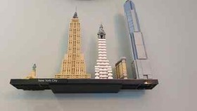 Upgraded Wall Mount for the Lego Architecture Skylines 21051 21034 21028 21057