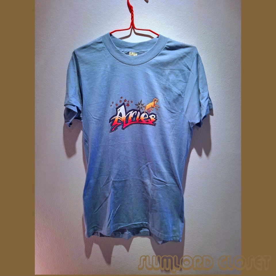 Camiseta ARIES VINTAGE ANOS 70/80 ROACH Studios Glitter Ferro Vintage RInger Camiseta - Imagem 2 de 4