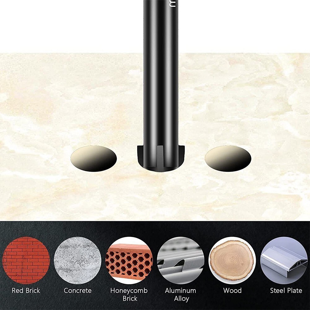 10x Tile Porcelain Drill Bit Marble Ceramic Glass Brick Shank Hex Spear Head,6mm