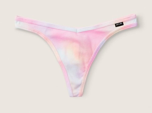 NEW Victoria Secret PINK Ribbed Cotton Thong - You Pick Panty - XL - Picture 58 of 100