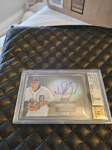 2012 Bowman Sterling Nick Castellanos Black /25 RC Autograph BSAP-NC Phillies
