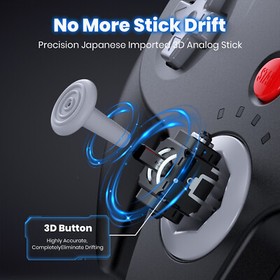 Wireless N64 Controller for Nintendo 64 Console PC Windows Switch w/ Rumble Pak