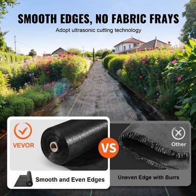 Premium Heavy Duty For Weed Barrier Fabric 4FTx300FT Woven Geotextile for