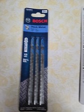 Bosch 5-1/4 in. Bi-Metal T-Shank Wavy set and milled Jig Saw Blade 12 TPI 3 pk