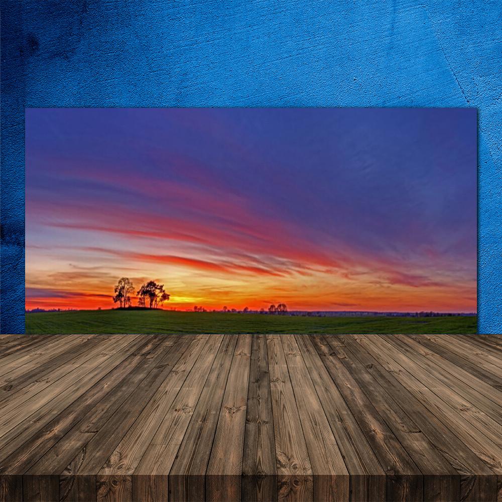Crédence en verre 120x60 paysage nature pour illuminer votre cuisine