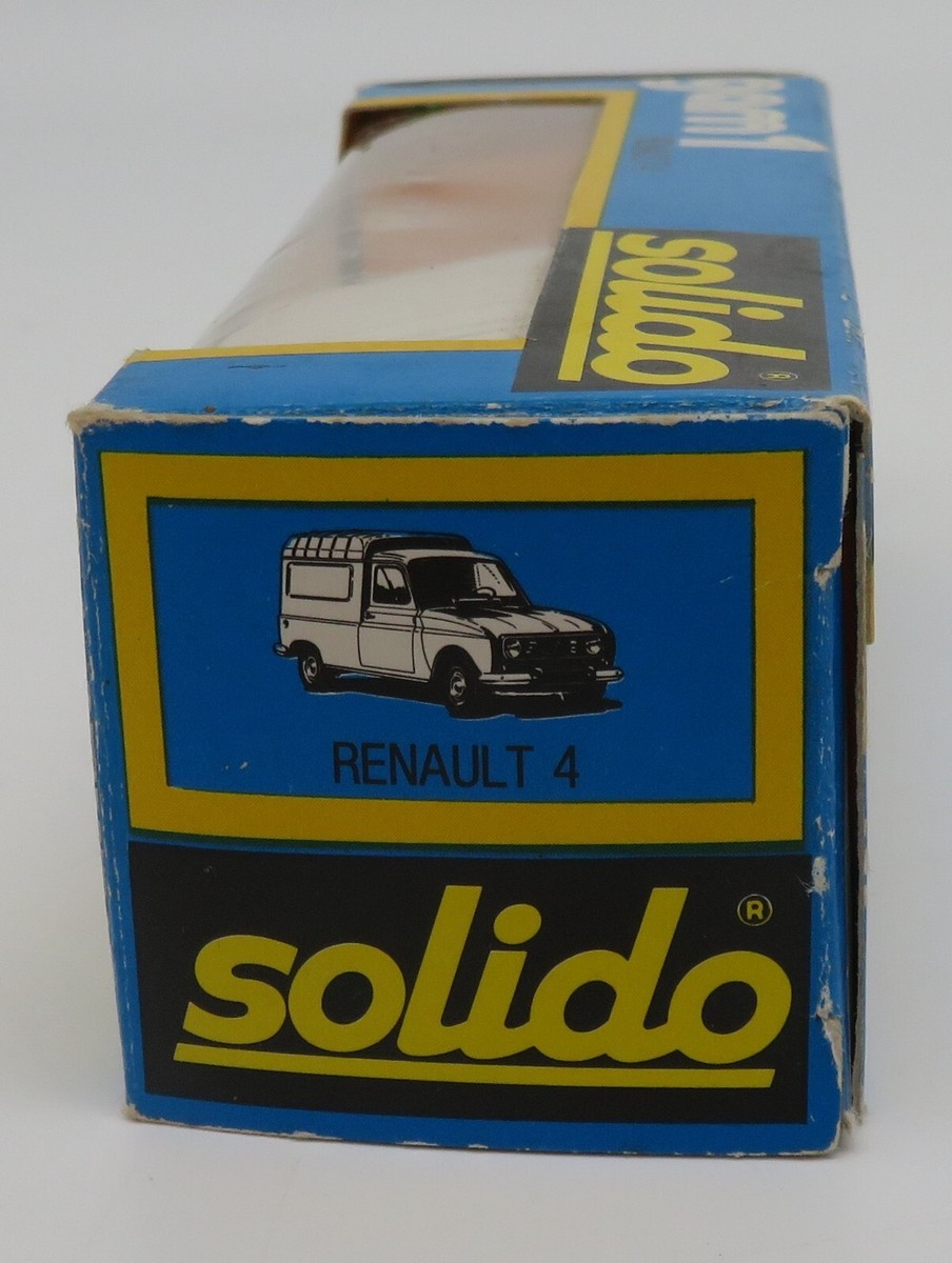 SOLIDO RENAULT 4 Fourgonnette Gaz De France en boite EUR