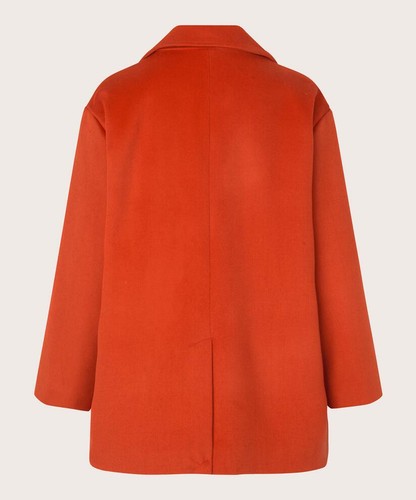MASAI Coat Copenhagen Tracy Wool Jacket Relaxed Red BNWT Size XL UK16-18 RRP£279 - Picture 5 of 6