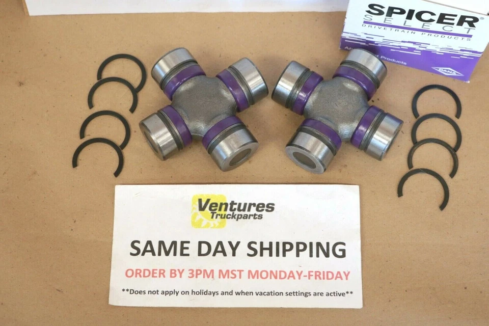 Eje eje junta en U Dodge W100 serie W150 OEM Dana Spicer diestro o derecho 1972-1993 Foto 2 de 4