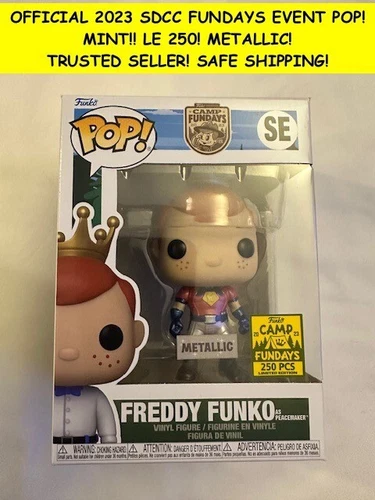 FREDDY FUNKO PEACEMAKER HBO 2023 SDCC FUNKO FUNDAYS EVENT POP! METALLIC! LE 250!