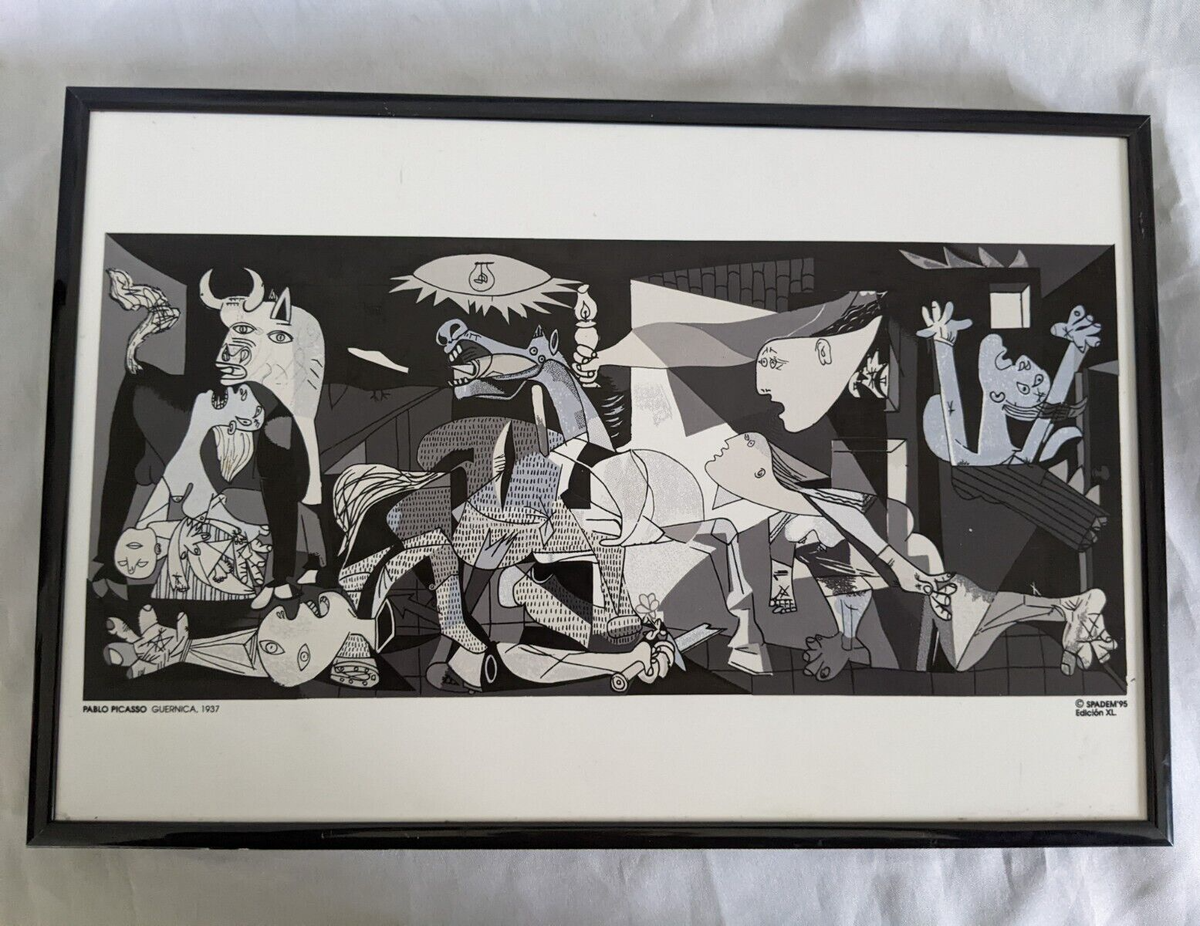 Pablo Picasso Guernica 1937 Museum Framed Tile SPADEM '95 Edicion