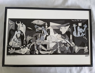 Pablo Picasso Guernica 1937 Museum Framed Tile SPADEM '95 Edicion