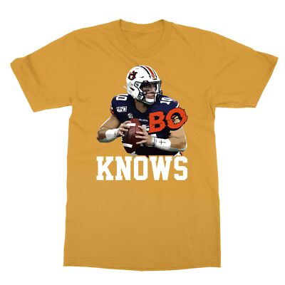 Bo Nix College Football Fan Bo Knows Parody Men's T-Shirt | eBay