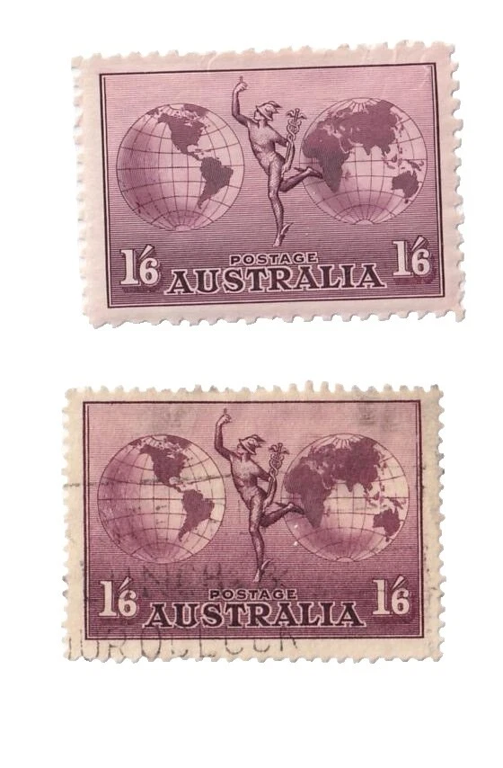 Lightly Hinged Cats Stamps