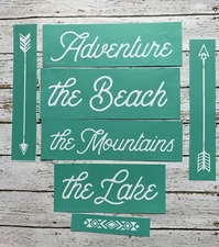 Chalk Couture “This Way To” Transfer