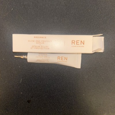REN Skincare Glow and Protect Serum 5mL 0.17oz, Travel Size, BNIB, Free Shipping