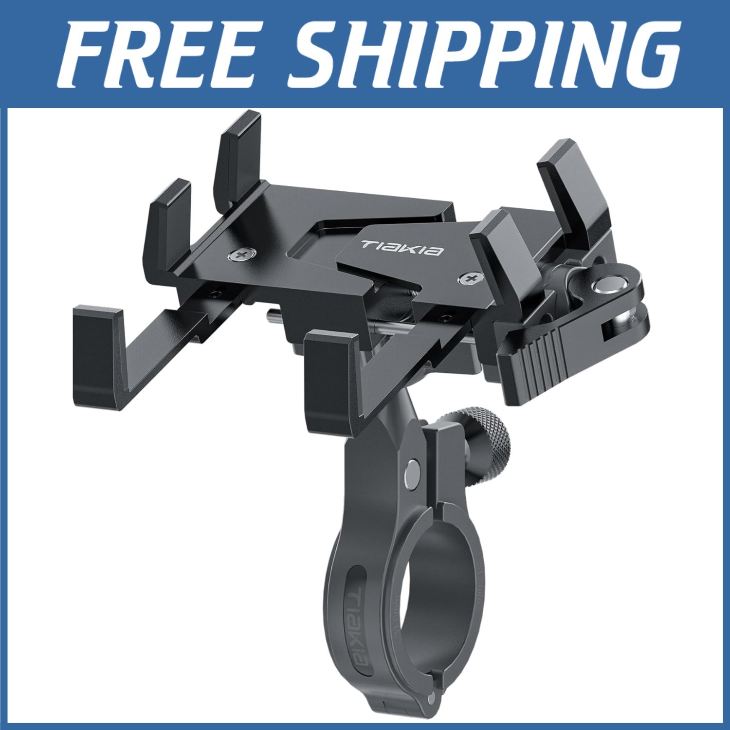 Aluminum Bicycle Phone Holder, Extensive Compatibility