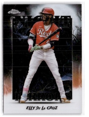 Elly De La Cruz 2025 Topps Chrome Update #NT-6 Night Terrors