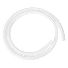 Soft Water Cooling Tube, 8mm ID 12mm OD 1 Meter Long PVC Hose, White