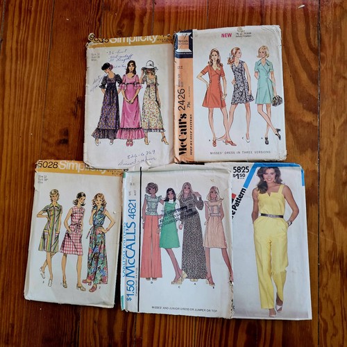 Lot of 50+ Vintage 1970’s Women's Sewing Patterns Assorted Sizes & Brands - Picture 6 of 24