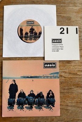 Oasis Roll With It / It's Better People 1st Press EX 7'' Vinyl Record CRE212 NM!