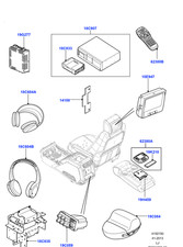 Land Rover Genuine Magazine CD Autochanger Fits Range Rover Sport XQZ000050