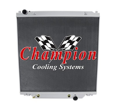 SubZero Champion 2 Row CR Series Radiator for 2005 - 2007 Ford F-350 Super Duty