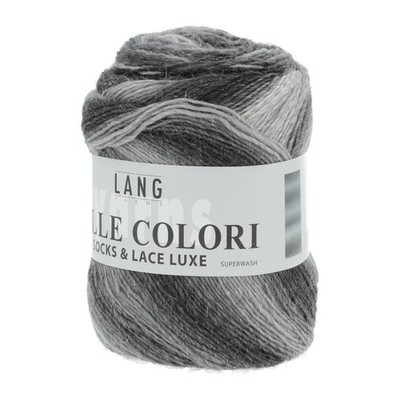 Wolle Kreativ! Lang Yarns - Mille Colori Socks & Lace Luxe Fb. 3 grau silber