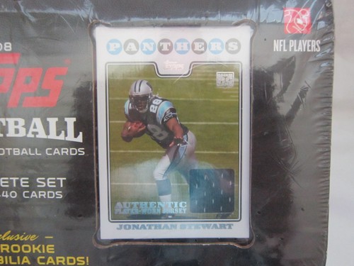 2008 Topps Football Factory Sealed 442 Set Matt Ryan & Jonathan Stewart RC Patches - Bild 4 von 4