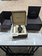 TAG Heuer Formula 1 Chronograph Quartz 43mm Black Dial Tachymeter Date Box