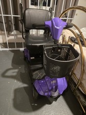 Vertex Sport Mobility Scooter 4-Wheel, 2 Batteries, Shopping Basket